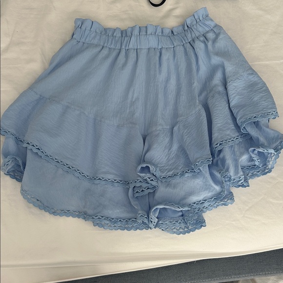 Light Blue Ruffled Skort nowt - Picture 2 of 5